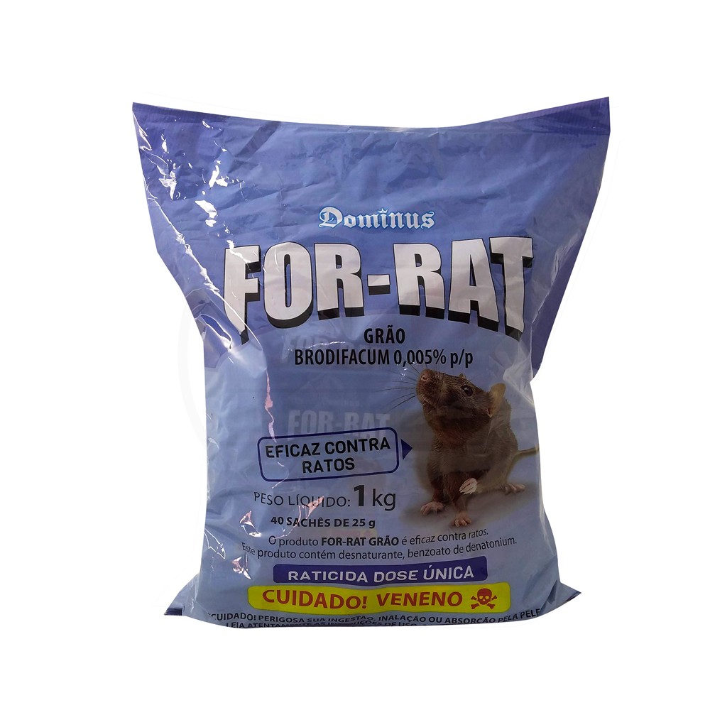 For Rat Girassol GS 40 sachês de 25g  | 1 kg
