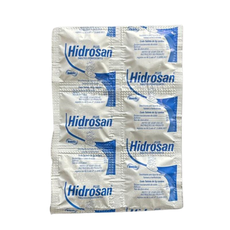 Hidrosan Plus | Cartela 06 Tabletes 5 Gr