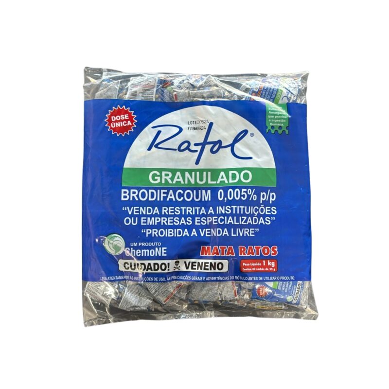 Ratol Granulado GR – 40 sachês 25 g | 1 kg