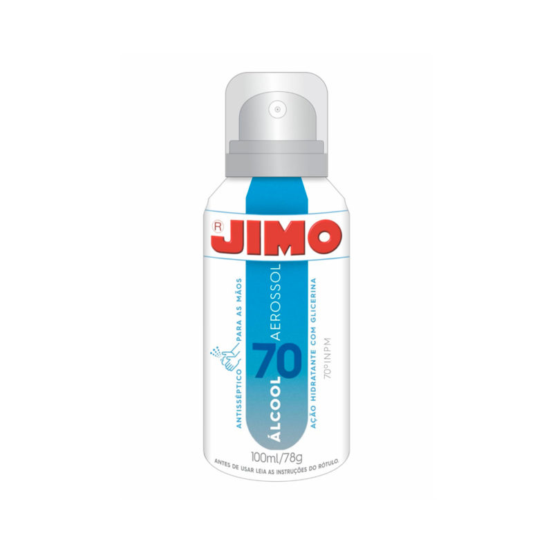 Jimo Álcool 70% Aerossol de Bolso | 100 ml
