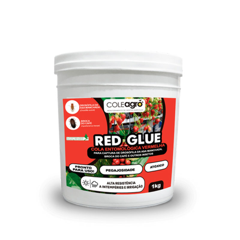 red glue cola entomológica
