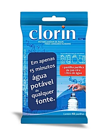 Clorin 1mg- Água Potável